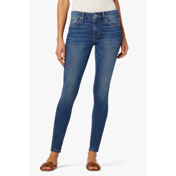 Joes Skinny Jeans Medium Wash Blue Mid Rise Stretch Cotton Womens Size W26 - Picture 1 of 11